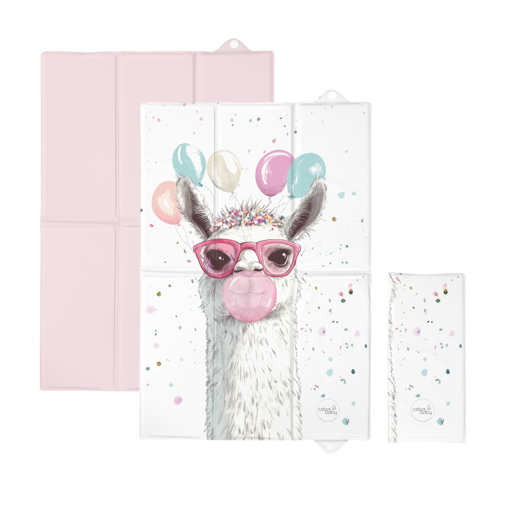 CEBA BABY Podložka prebaľovacia cestovná (60x40) Basic Crazy Lama